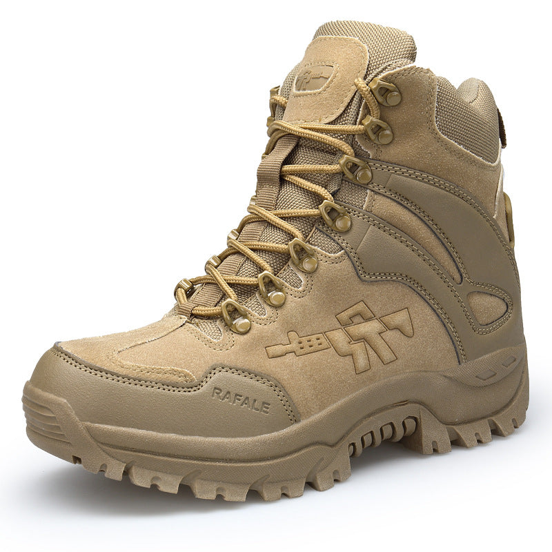 New Outdoor Tactical Boots Desert Men's Warm Snow Boots Hiking Boots