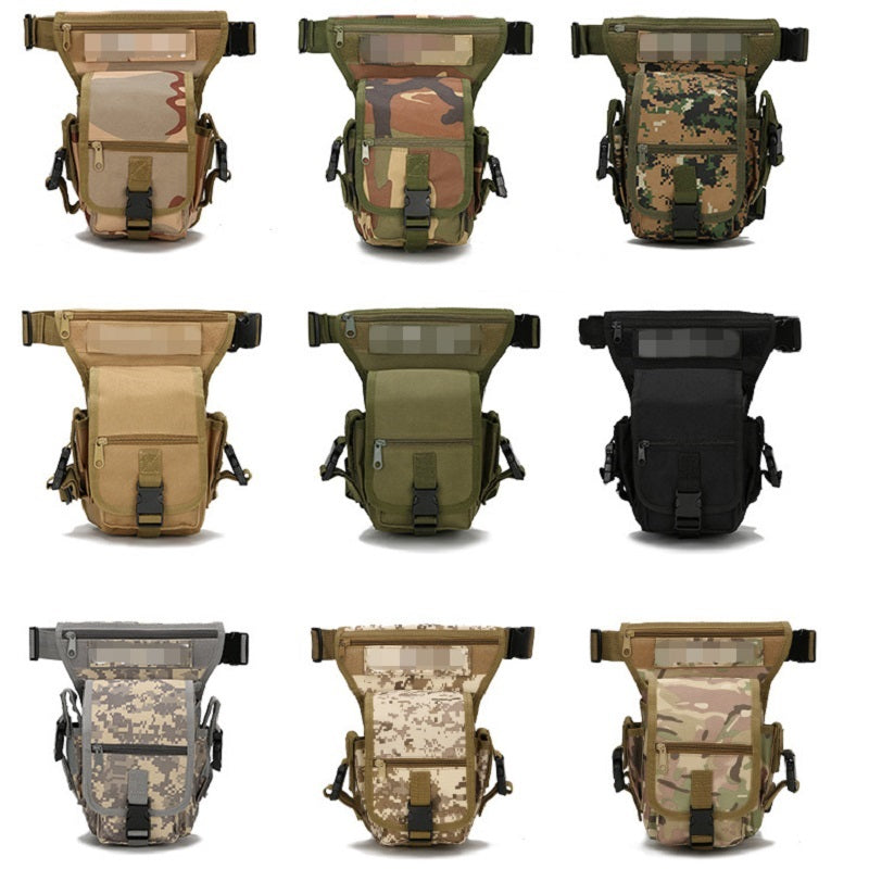 Outdoor Multifunctional Leg Bag Tactical Fanny Pack Army Fans Cycling Waterproof Camouflage Leg Bag