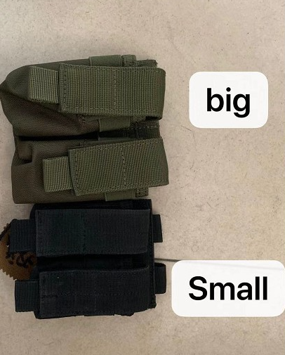 Outdoor Tactical  Single Double Magazine Pouch Flashlight Bag