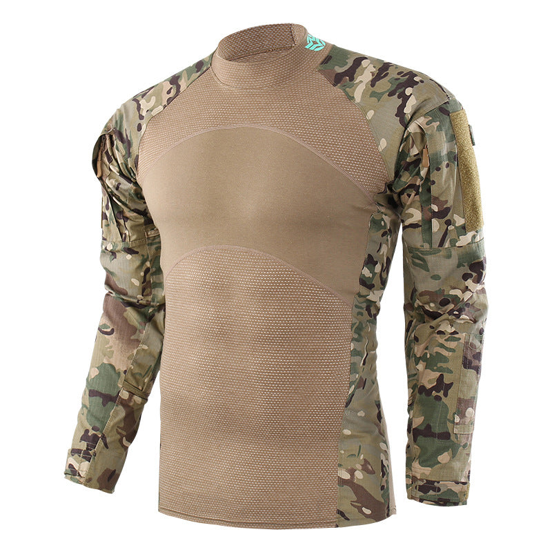 ESDY Outdoor Sports Frog Long Sleeve Men's Combat T-shirts