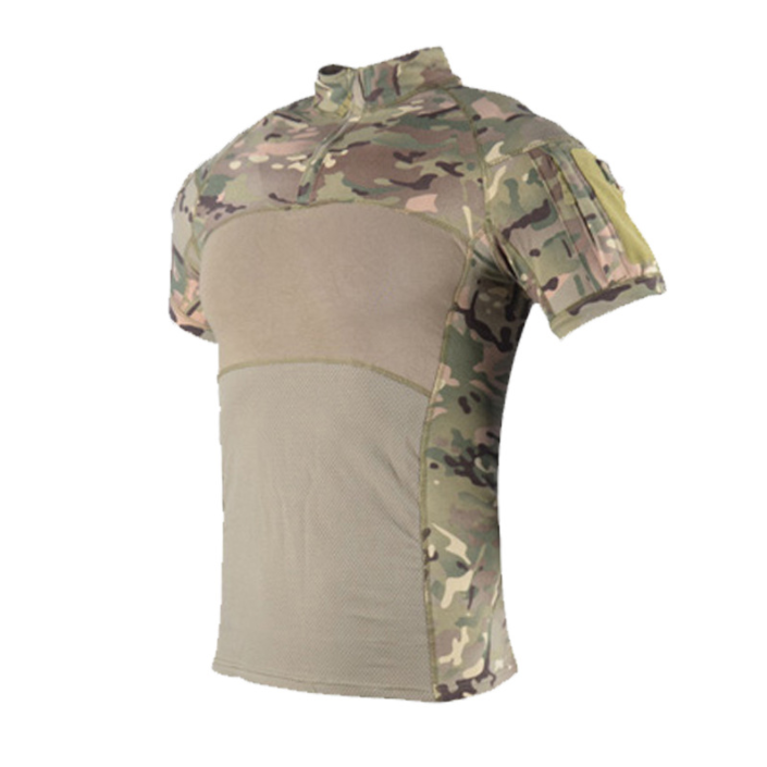 Frog Summer Short-sleeved American Camouflage Outdoor Combat Training Frog Tactical T-shirts