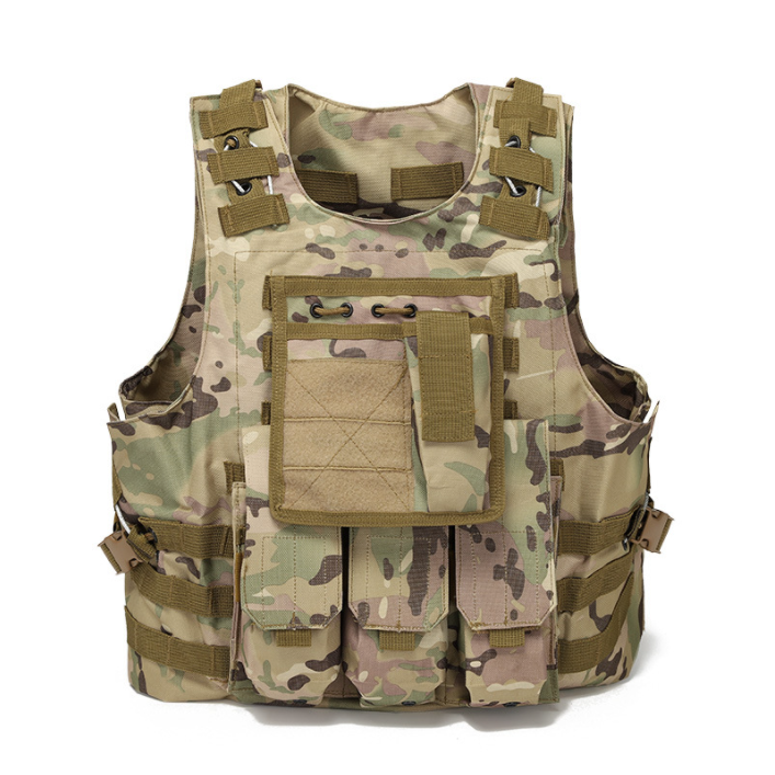 Training Tactical Vest Outdoor Equipment Protective MOLLE System Filed Combat Vest