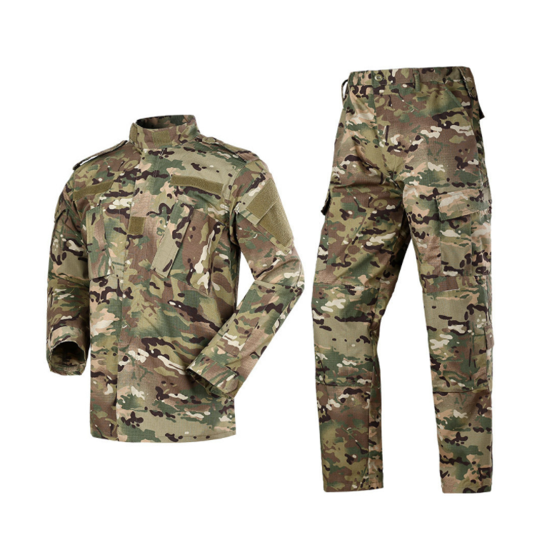 Outdoor Mountaineering Army Camouflage Long Sleeve Training Suit Tactical Uniforms