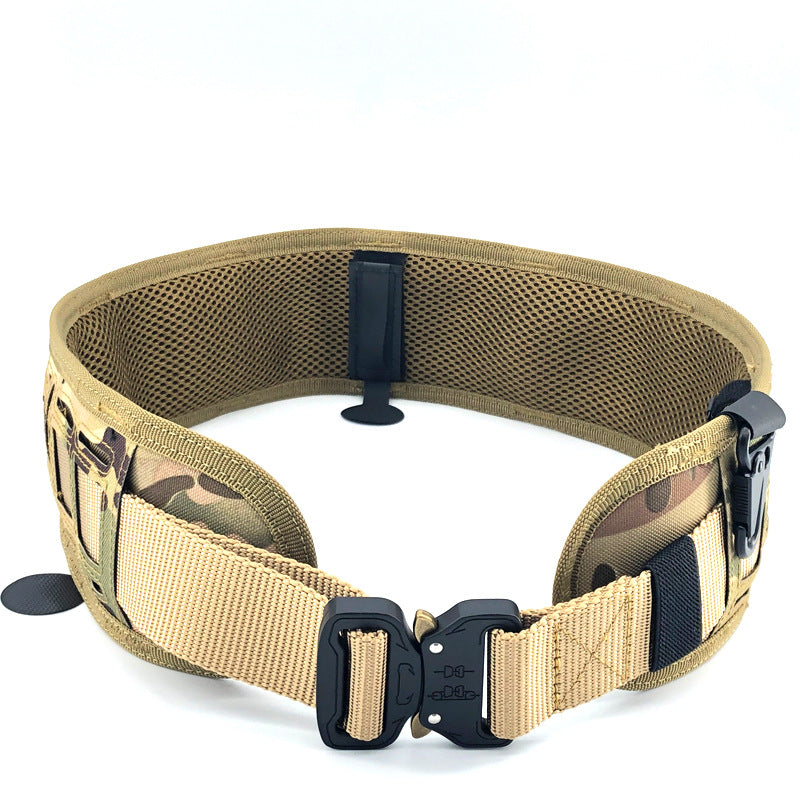 Outdoor Multifunctional Tactical Waist Seal Laser Cut Molle Waterproof Ultra Wide Waist Seal Belt