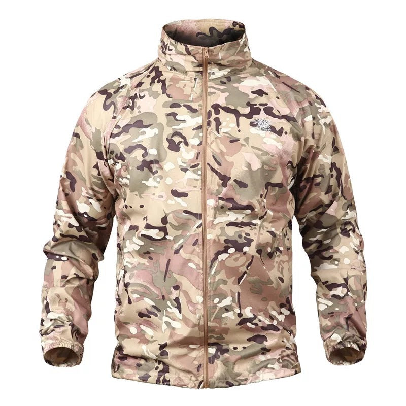 Outdoor Tactical Seal Skin Coat Camouflage Coat Training Field Combat Coat