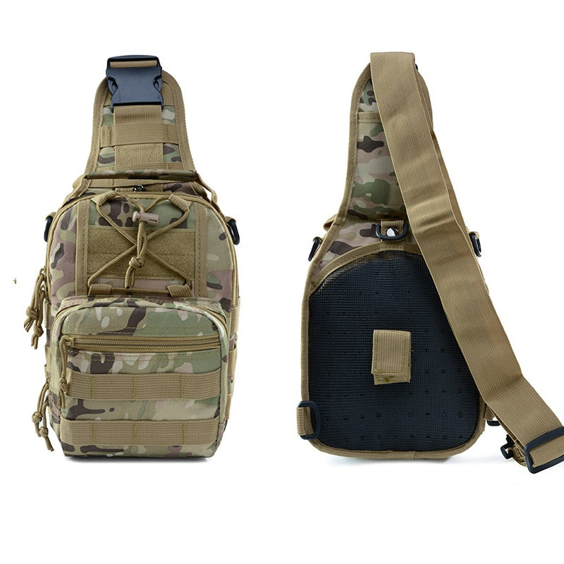 Outdoor Riding Camouflage Field Sport Small Chest Hanging Bag Shoulder Diagonal Cross tactical Chest Bag