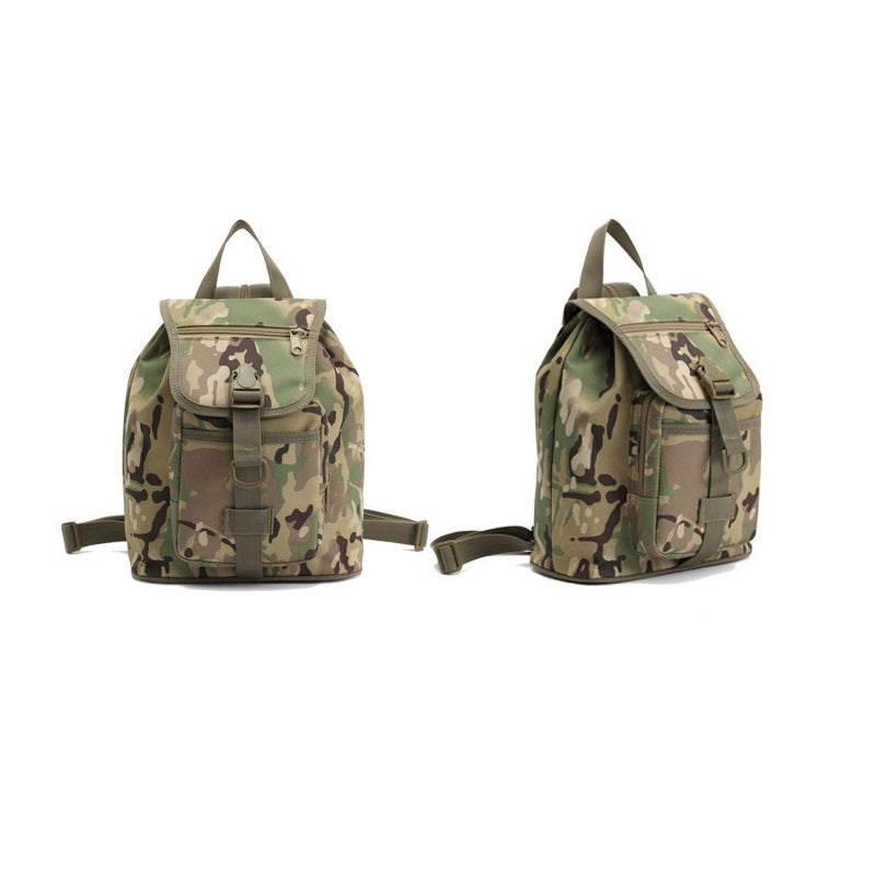 Tactical Outdoor Camouflage Children Multi-functional Backpack Running Sports Shoulder Bag