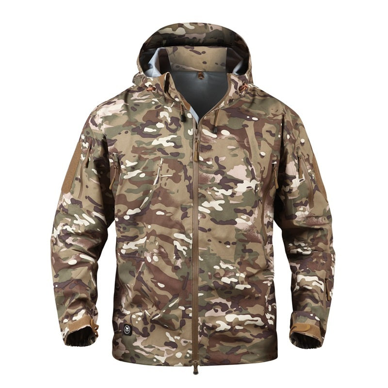 Tactical Outdoor Hard Shell Jacket  Warm and Windproof Coats