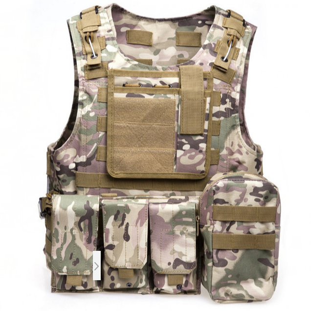 Tactical Wire Vest Camouflage Versatile Amphibious Outdoor Field Combat Vest