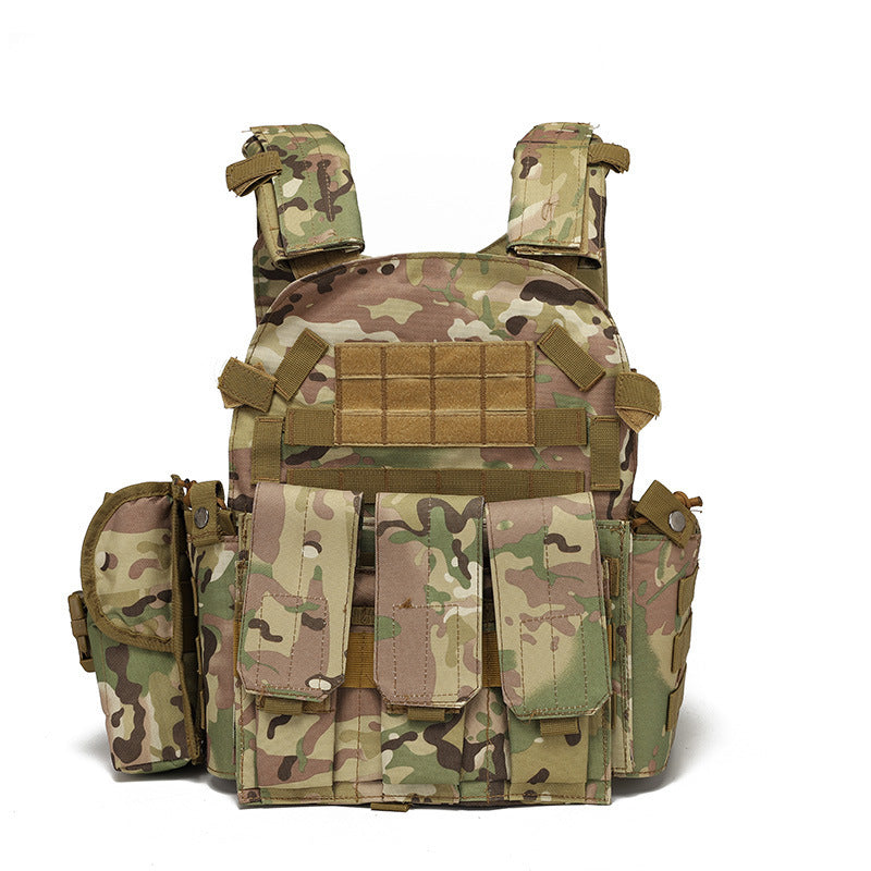 Combined Outdoor Tactical Multi-functional MOLLE Extended Convenient Military Training Combat Vest