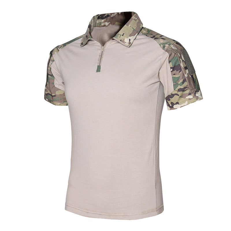 Outdoor Summer Short-sleeved Frog Camouflage Combat Training Frog Tactical T-shirts