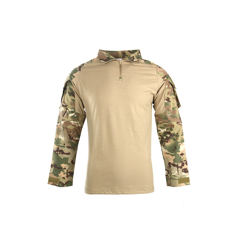 Tight-fitting Knitted Frog Uniform Student Military Training Camouflage Instructor Suits