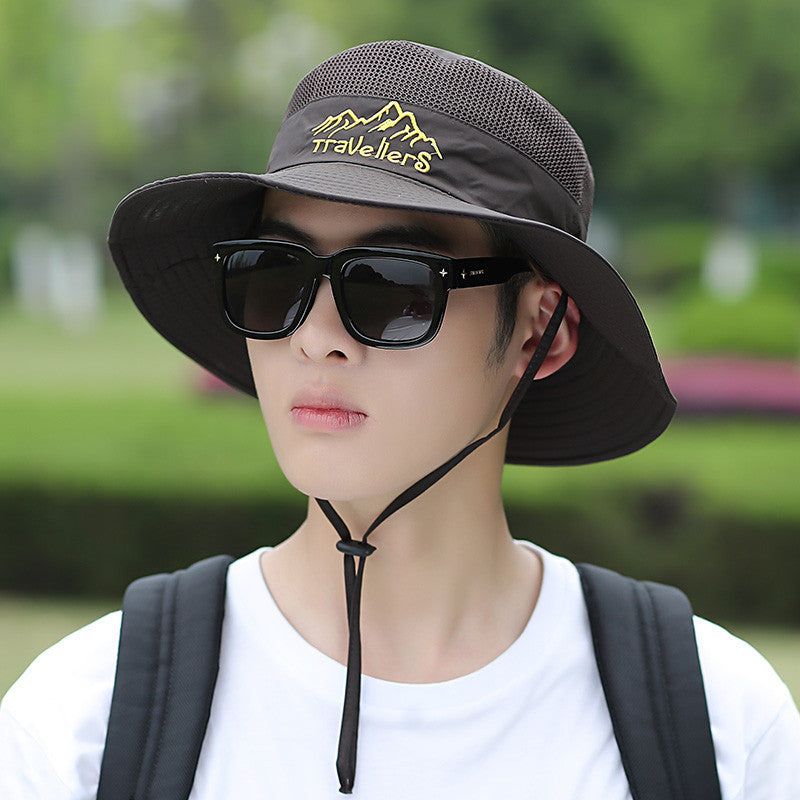 Sunshade Hat Men Summer Outdoor Cycling Fishing Leisure Penney Hat Mountaineering Sun Protection Breathable Hat