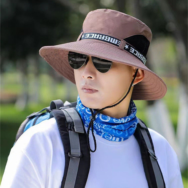 Sunshade Hat Men Summer Outdoor Cycling Fishing Leisure Penney Hat Mountaineering Sun Protection Breathable Hat