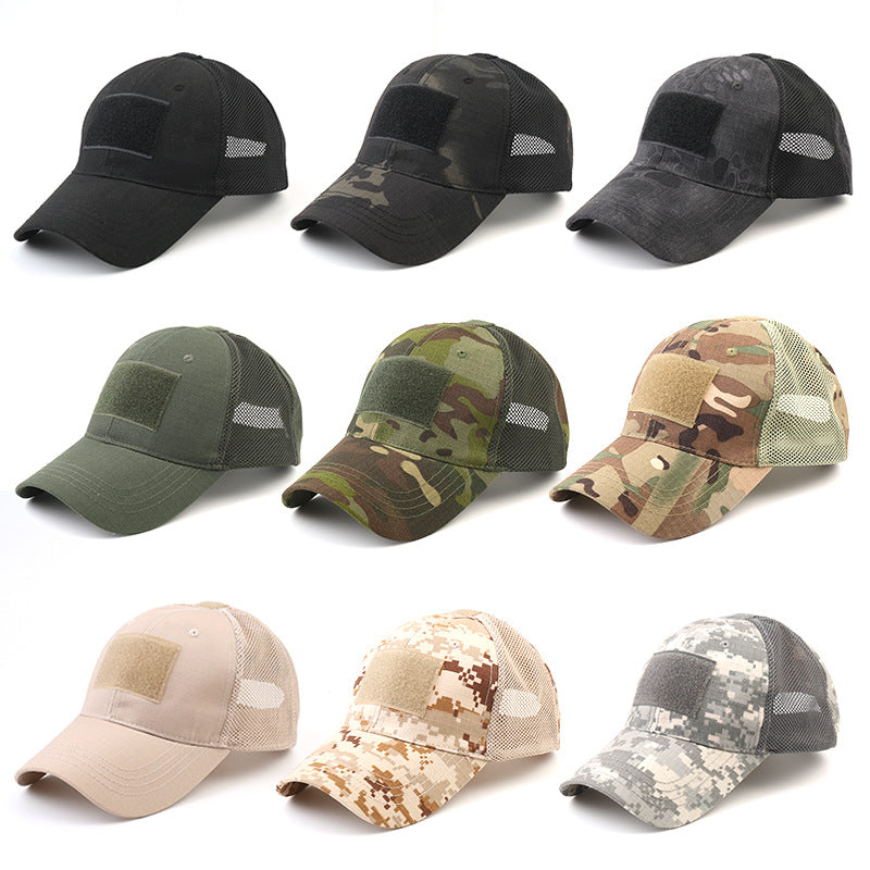 Military Fans Outdoor Baseball Cap Men's Tactical Camouflage Cap Sports Velcro Cap