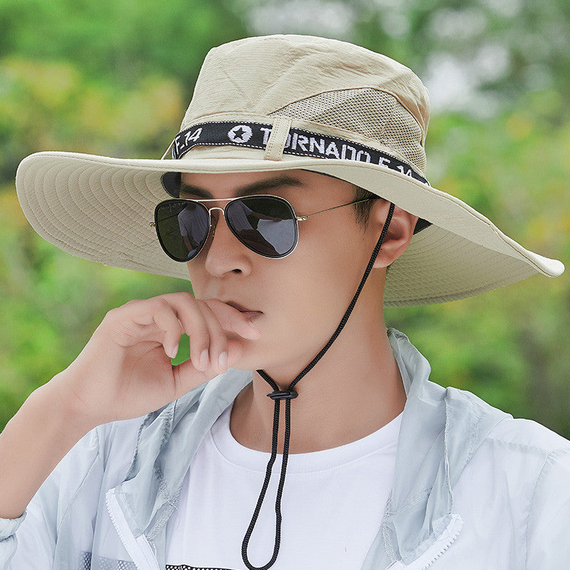 Sunshade Hat Men Summer Outdoor Cycling Fishing Leisure Penney Hat Mountaineering Sun Protection Breathable Hat