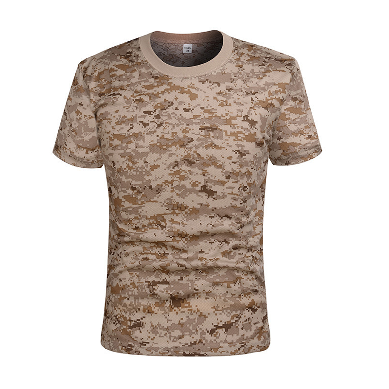 New Python Outdoor Round Neck Camo Short Sleeve Training Fitness Multicolor Tactical Sports T-Shirts