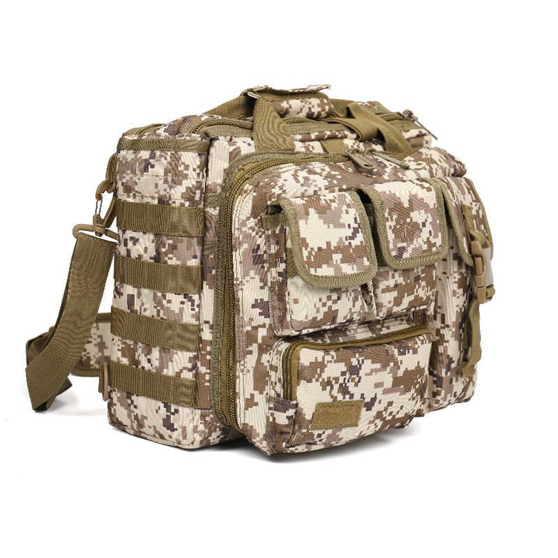 Outdoor Camouflage Shoulder Crossbody Backpack Multi-purpose Tactical Handbag Shoulder Bag