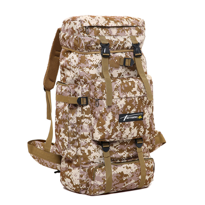 70L Army Camouflage Tactical Mountaineering Backpack