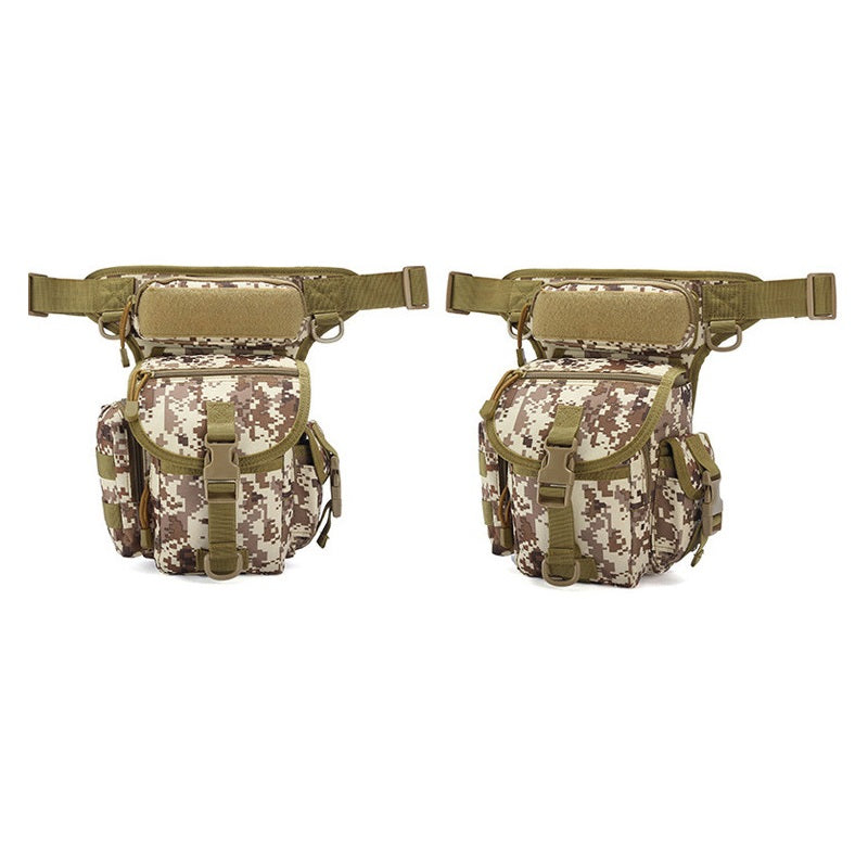 Outdoor Tactical Fanny Pack Leg Bag Waterproof Camouflage Sport Portable Army Fans Leg Bag