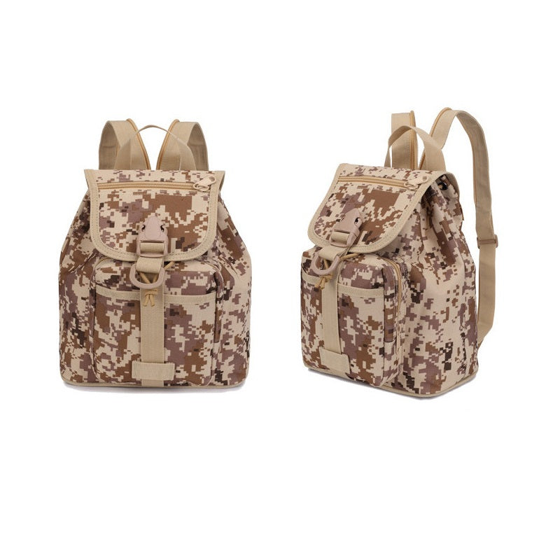 Tactical Outdoor Camouflage Children Multi-functional Backpack Running Sports Shoulder Bag