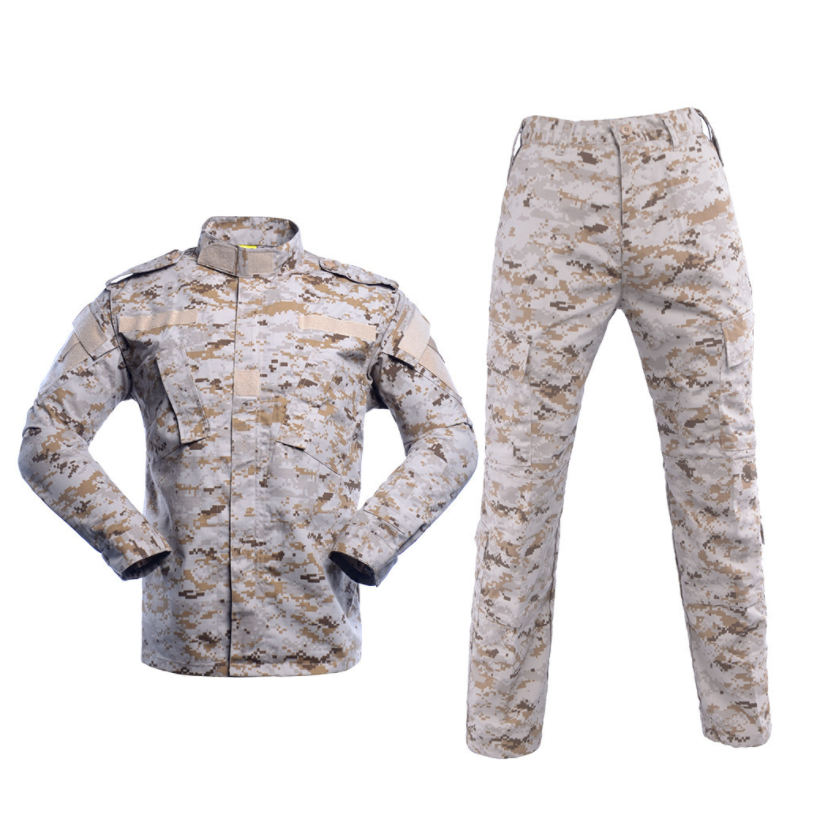 Outdoor Mountaineering Army Camouflage Long Sleeve Training Suit Tactical Uniforms