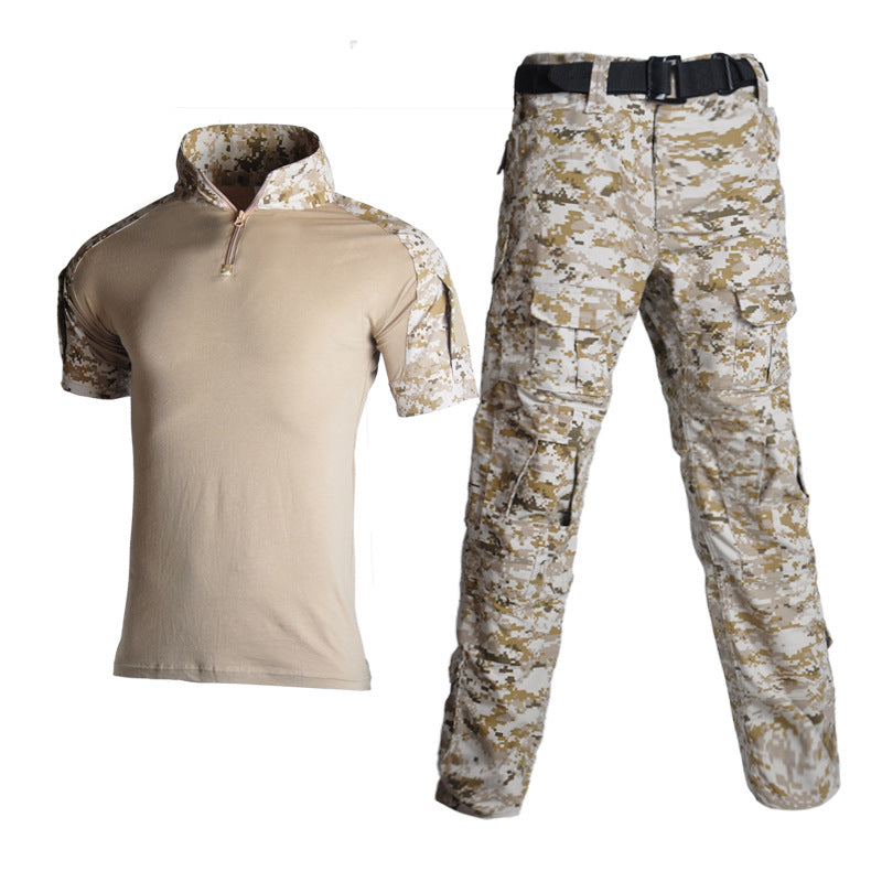 Outdoor Training Frog Suit Camouflage Short Sleeve Frog Combat Uniforms