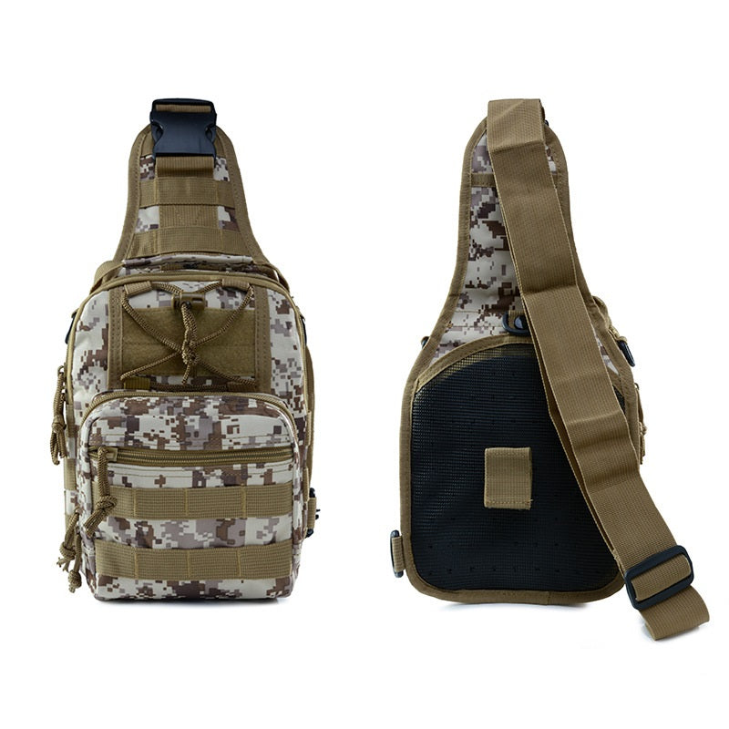 Outdoor Riding Camouflage Field Sport Small Chest Hanging Bag Shoulder Diagonal Cross tactical Chest Bag