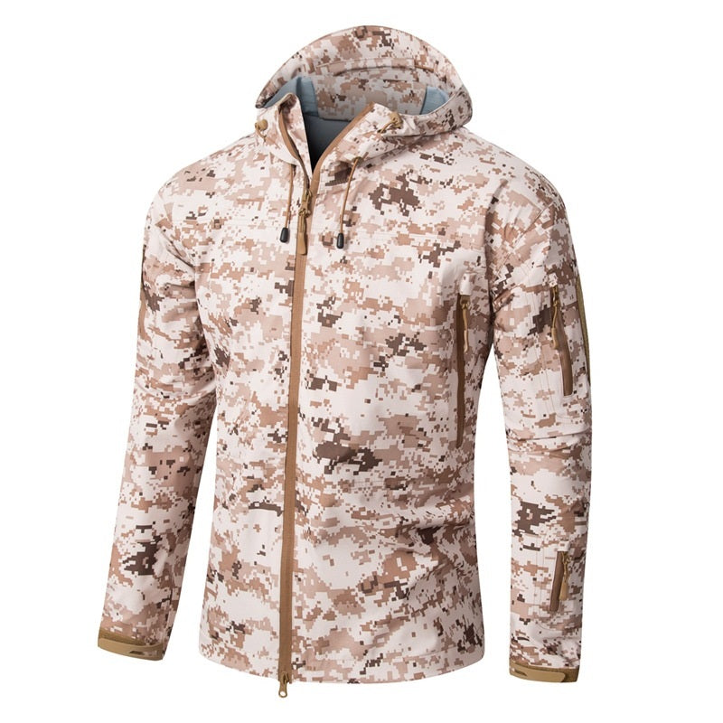 Tactical Outdoor Hard Shell Jacket  Warm and Windproof Coats