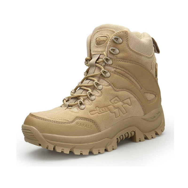 New Outdoor Tactical Boots Desert Men's Warm Snow Boots Hiking Boots