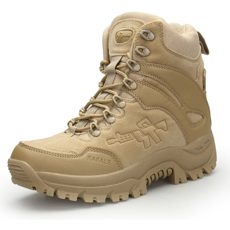 New Outdoor Tactical Boots Desert Men's Warm Snow Boots Hiking Boots