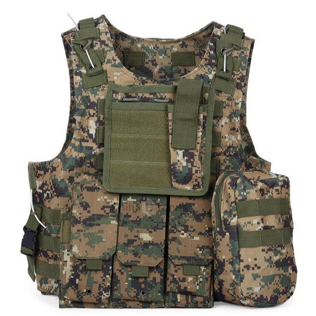 Tactical Wire Vest Camouflage Versatile Amphibious Outdoor Field Combat Vest