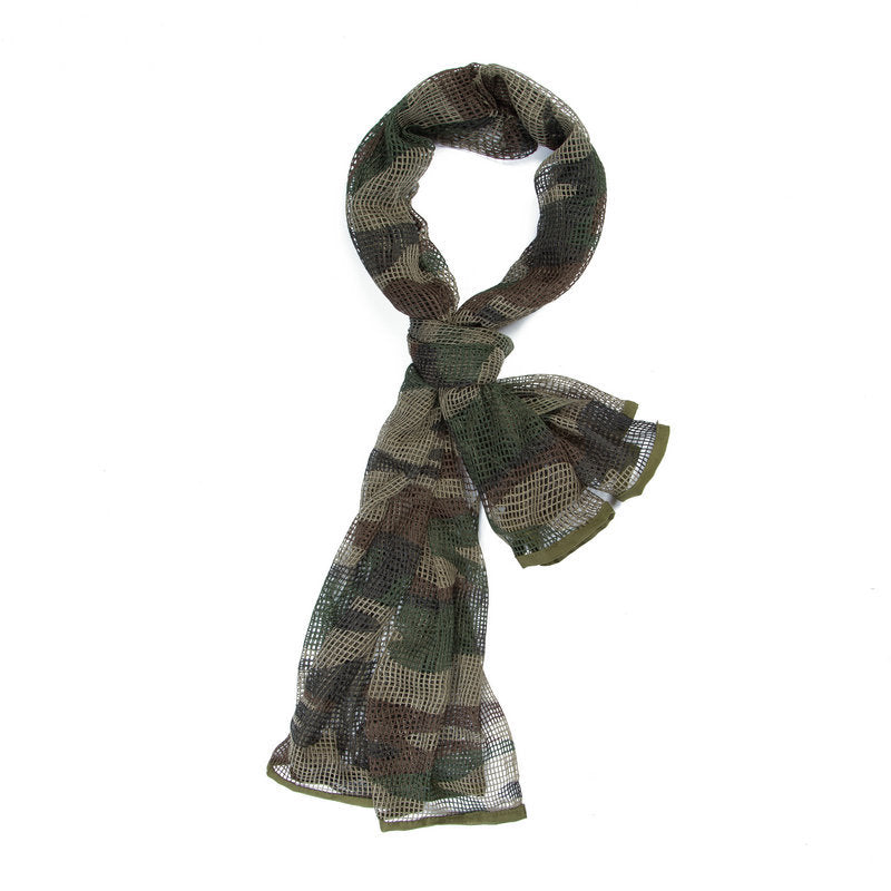 Camouflage Tactical Scarf Multi-purpose Breathable Mesh Scarf Magic Scarf Outdoor Cycling Scarf