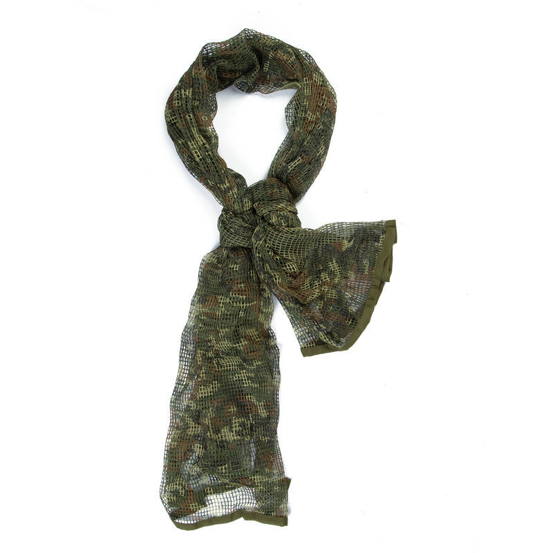 Camouflage Tactical Scarf Multi-purpose Breathable Mesh Scarf Magic Scarf Outdoor Cycling Scarf