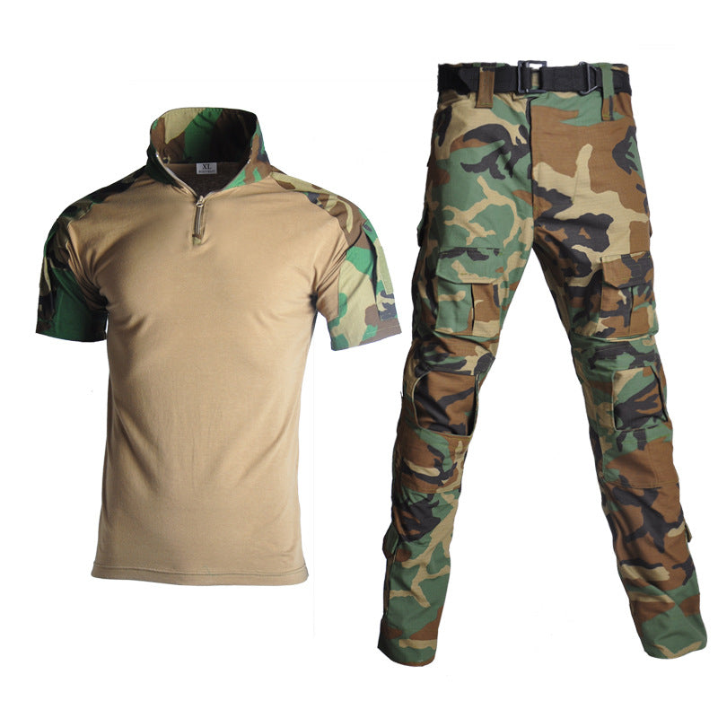 Outdoor Training Frog Suit Camouflage Short Sleeve Frog Combat Uniforms