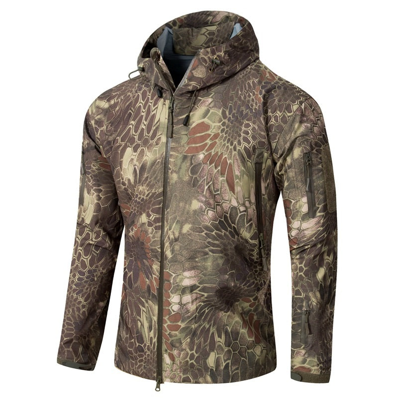 Tactical Outdoor Hard Shell Jacket  Warm and Windproof Coats