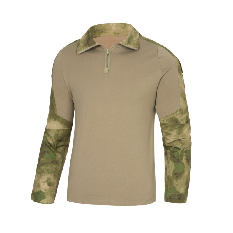 Summer Long Sleeve Camouflage Outdoor Frog Suit Field Wear Resistant Tactical Jungle T-shirts