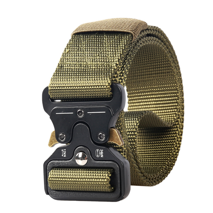 Tactical Belt Army Fan Men's and Women's Casual Quick Release Alloy Buckle Belt