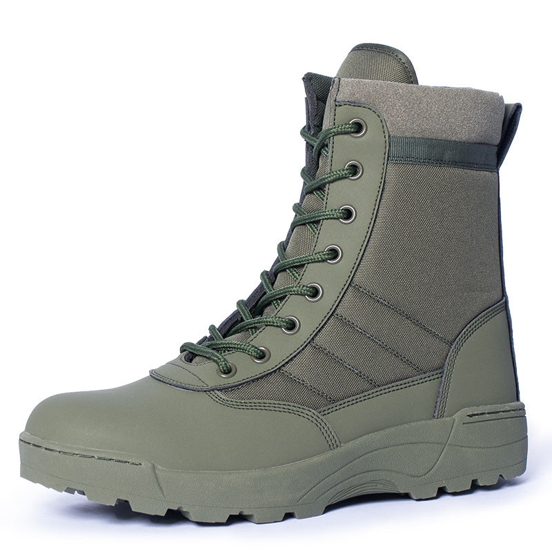 Tactical Boots Breathable High-top Boots Outdoor Men's Desert Combat Tactical Mountaineering Boots