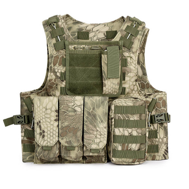 Tactical Wire Vest Camouflage Versatile Amphibious Outdoor Field Combat Vest