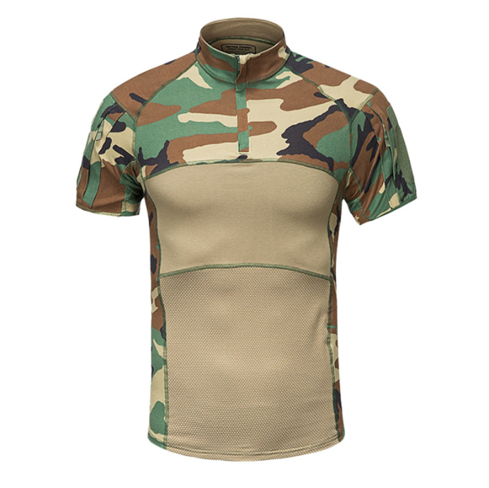 Frog Summer Short-sleeved American Camouflage Outdoor Combat Training Frog Tactical T-shirts