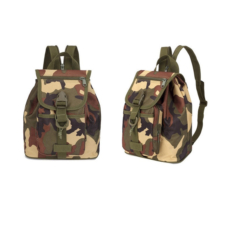 Tactical Outdoor Camouflage Children Multi-functional Backpack Running Sports Shoulder Bag