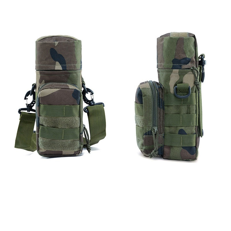 Outdoor Sports Water Bottle Bag Molle System Tactical External Drink Bag