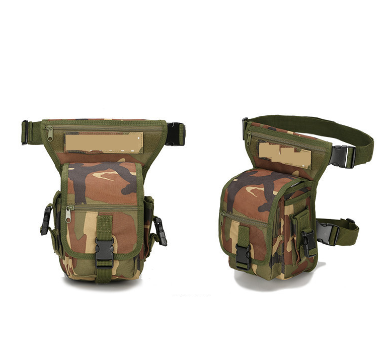 Outdoor Multifunctional Leg Bag Tactical Fanny Pack Army Fans Cycling Waterproof Camouflage Leg Bag