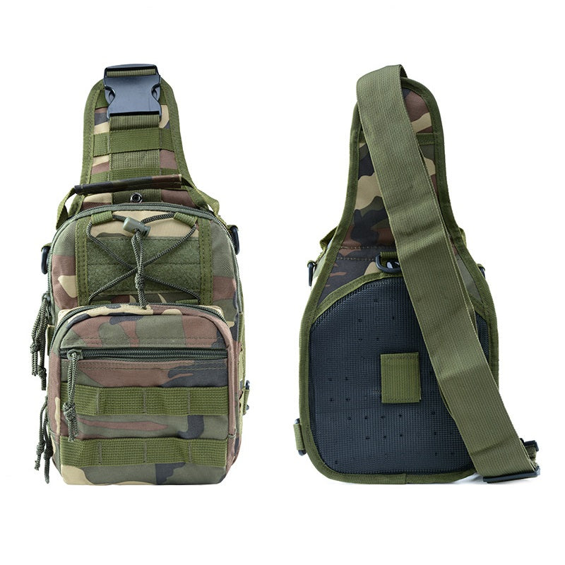 Outdoor Riding Camouflage Field Sport Small Chest Hanging Bag Shoulder Diagonal Cross tactical Chest Bag