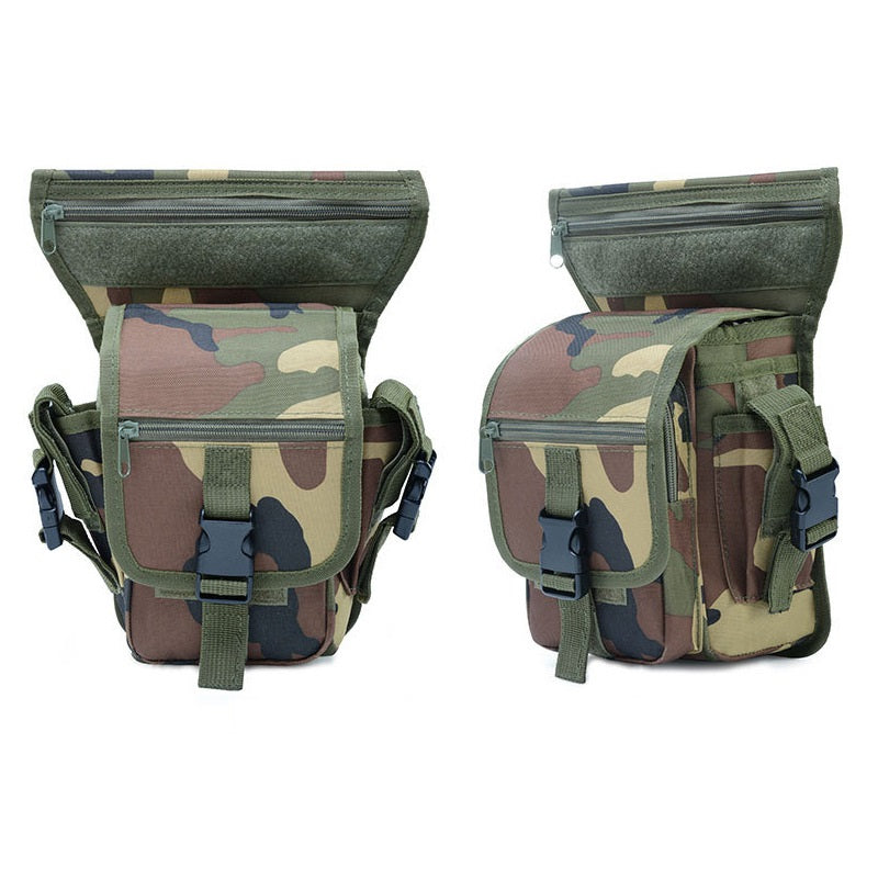 Camouflage Multifunctional Leg Bag Outdoor Sport Bag Travel Waist Bag Waterproof Tactical Leg Bag