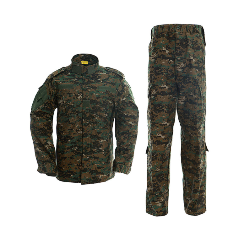 Outdoor Mountaineering Army Camouflage Long Sleeve Training Suit Tactical Uniforms