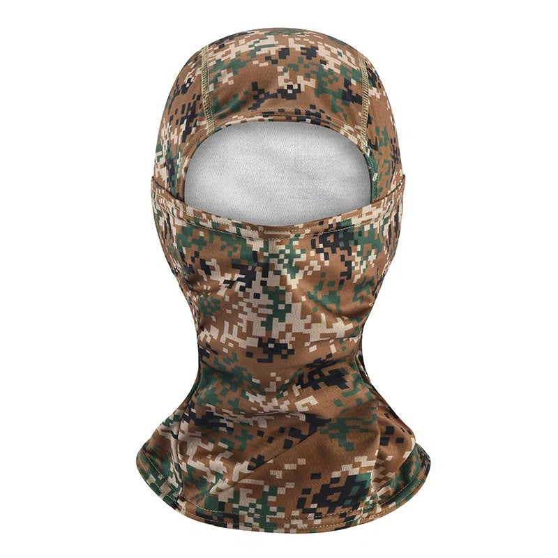 Outdoor Camouflage Headgear Tactical Riding Dustproof Masks Sunscreen Fishing Mask Face Windproof Mask