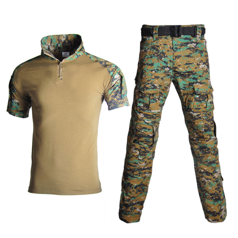 Outdoor Training Frog Suit Camouflage Short Sleeve Frog Combat Uniforms