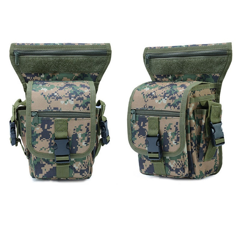 Camouflage Multifunctional Leg Bag Outdoor Sport Bag Travel Waist Bag Waterproof Tactical Leg Bag